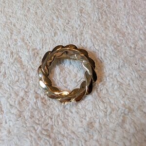 Sarah Coventry Gold Twisted Circle Brooch